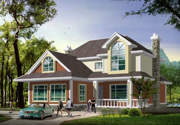 農(nóng)村房子太老土？輕鋼別墅讓房子一點(diǎn)也不土(圖1)