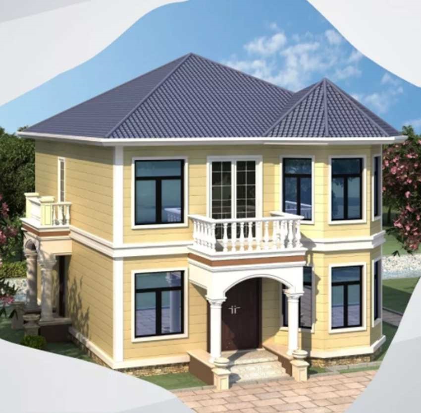 睿婕輕鋼別墅大兩層360平方戶型(圖1) 睿婕輕鋼別墅