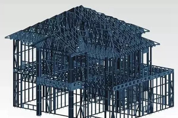 輕鋼別墅為什么建得快?看看這整套流程就明白了。(圖2) 輕鋼龍骨結(jié)構(gòu)設(shè)計和生產(chǎn)