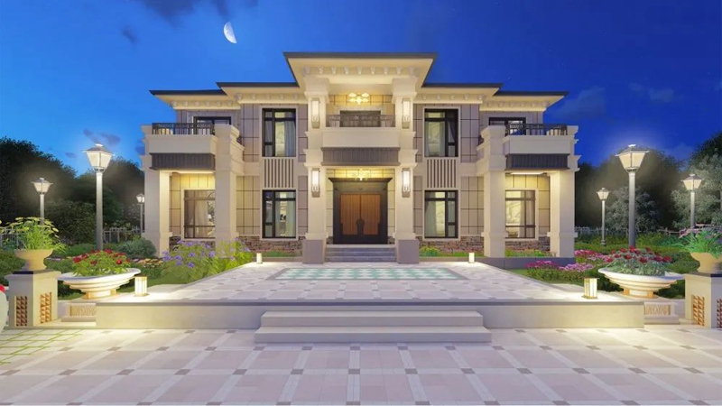 輕鋼別墅知識大全,輕鋼別墅特點、輕鋼別墅造價、輕鋼房屋等方面(圖3) 睿婕輕鋼別墅