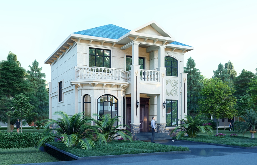 輕鋼別墅園林景觀設計方案(圖2) 輕鋼別墅園林景觀設計方案(圖2)