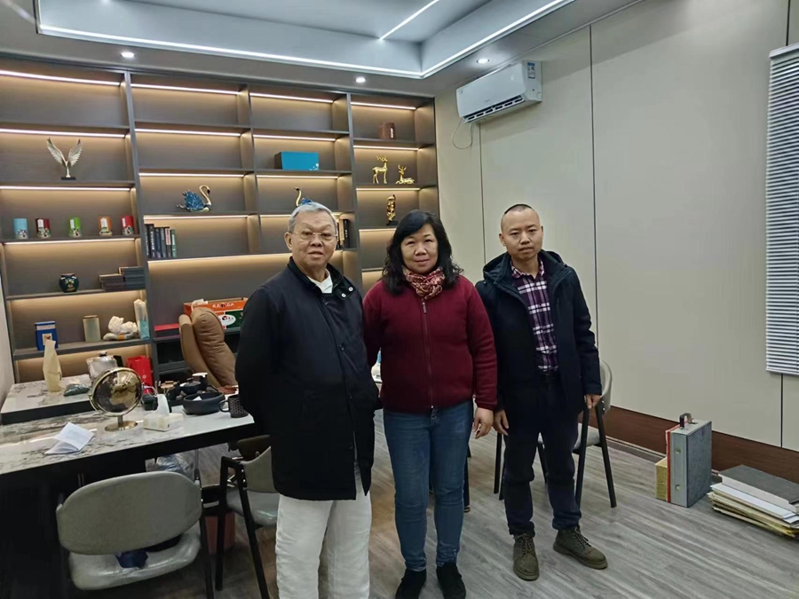 法國華僑代表團蒞臨睿婕輕鋼別墅工廠考察，探尋合作機會！