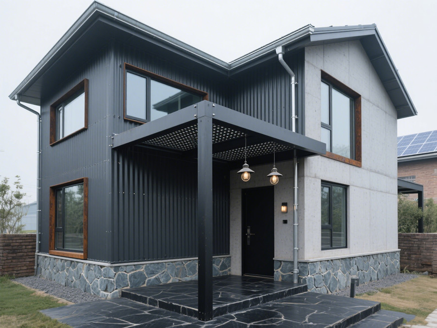 現(xiàn)代工業(yè)風(fēng)格輕鋼別墅